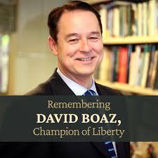 We are deeply saddened to announce the passing of David Boaz. David played  an indispensable role in the development of the Cato Institute and was a  foundational figure of modern libertarian thought.
