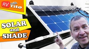 Awning brackets are vital components in an installation process. Update Build A Solar Panel Window Awning Youtube