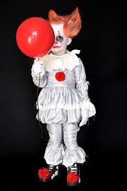 3 Year Old Turns Into Pennywise Clown From The Movie It Toddler Boy Halloween Costume Diy Hal Scary Kids Costumes Scary Clown Costume Boy Halloween Costumes