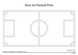 Black And White Football Pitch Template Football Pitch Tracing Page Football Pitch Cake Football Pitch Football