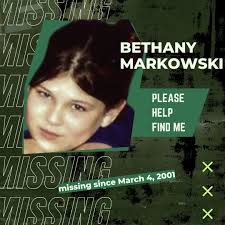 11 year old Bethany Markowski went missing 17 years ago today in Jackson  TN. In honor of her today, let's make this flyer spread all over the state!  Please share