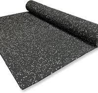 On Deck Sports Durable Gray Rubber Flooring Rolls for Home Gyms, Exercise  Mats, Weightlifting, and Performance Facilities Sizes - 8mm Thickness (4' x  ...