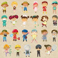 Instant Download Children Baby Job Career By Digitalvintagedreams 3 00 Art Careers Digital Art Illustration Design