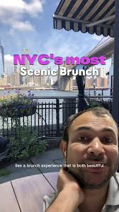 This is quite the fairy tale brunch experience at The River Cafe in  Brooklyn. This is a Michelin star restaurant