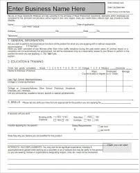 Basic General Employment Application Template Microsoft Word Https Sourcetemplate Employment Application Job Application Template Scholarships Application