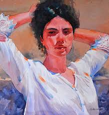 Putting Her Hair Up" by Michael Holter,