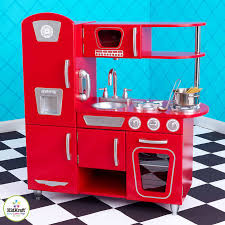 kidkraft red vintage kitchen