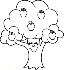 The cotton tree is a tropical tree belonging to the malvaceae family and malvales order. Cute Apple Tree Coloring Page Free Printable Coloring Pages For Kids