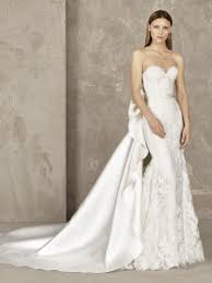 Original Mermaid Wedding Dress With Detachable Skirt Pronovias Yoisi Wedding Dresses Fitted Wedding Gown Wedding Gowns Mermaid