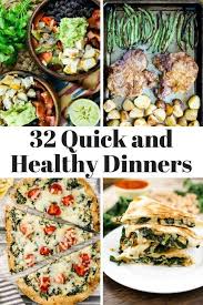 32 Quick And Healthy Dinners For Back To School Slender Kitchen Quick Healthy Dinner Clean Dinner Recipes Healthy Entrees
