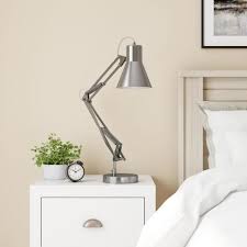 Shop our architect desk lamp selection from the world's finest dealers on 1stdibs. Lavish Home 41 In Brushed Steel Architect Desk Lamp With Adjustable Swing Arm Hw1000023 The Home Depot