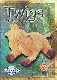 Ty Beanie Babies Bboc Card Series 2 Retired Blue Twigs The Giraffe Bbtoystore Com Toys Plush Trading Cards Action Figures Games Online Retail Store Shop Sale
