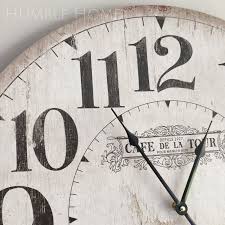 Check out our decorative clock selection for the very best in unique or custom, handmade pieces from our clocks there are 5169 decorative clock for sale on etsy, and they cost au$138.12 on average. 58cm Wall Clock White Vintage Look Humble Home