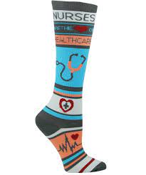 Think Medical Fashion Nurses Healthcare Compression Socks In 2021 Medical Fashion Compression Socks Medical Socks