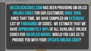 Learn how to find your unique code and reset your acura audio and navi systems. Get Your Code Via Text Now Unlock Any Locked Delco Radio In A Chevy Pontiac Buick Or Gm Vehicle Youtube