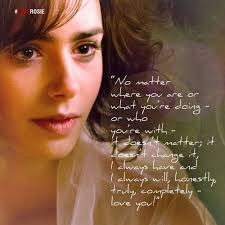 Lily Collins - Love Rosie ❤️not your average love story and I ... via Relatably.com