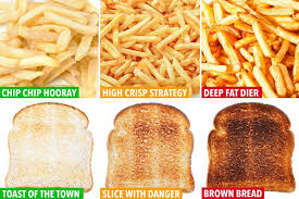 how should we cook our chips and toast to help avoid cancer