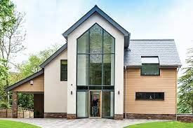 Minimalist Modern Eco Home Plans House Exterior Exterior House Remodel House With Porch