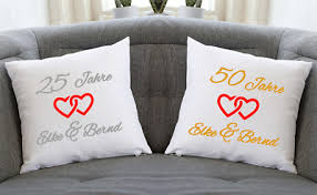 Hier finden sie 15 besondere zitate und sprüche zu hochzeit und. Kissen Zur Goldenen Silbernen Hochzeit Geschenk Personalisiert Mit Namen Wedding Eur 17 00 Picclick De