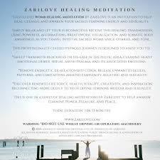 Check out amazing sensual artwork on deviantart. Womb Healing Meditation Zarilove