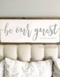 Be Our Guest Framed Sign Guest Room Decor Guest Room Sign Bedroom Door Signs