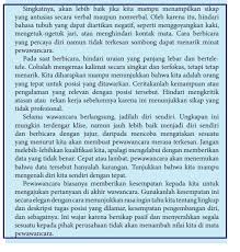 Animasi siswa membaca buku ilmusosial id. Pernyataan Umum Teks Prosedur Kiat Berwawancara Kerja Tulisan
