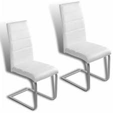 Es ist perfekt für hotels, restaurants, clubs, wohnungen und mehr. Freischwinger Esszimmerstuhl Kuchenstuhl Stuhl Schwingstuhl Leder Essstuhl Weiss