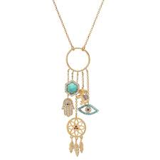 Dream Catcher Necklace In 2021 Dream Catcher Necklace Star And Moon Necklace Beautiful Necklaces