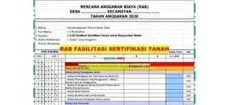 4 m3 b10 44.88 jumlah iii rab rumah 7 rencana anggaran biaya (rab) pekerjaan : Rab Fasilitasi Sertifikat Tanah Untuk Masyarakat Miskin Format Administrasi Desa