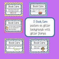 Book Care Posters Book Care Library Skills Library Lessons