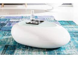 Oval marmortisch in guten zustand, farbe weiß,grau l 1,25cm b 75cm h 45cm design beistelltisch 2er set weiß hochglanz oval couchtisch. Design Couchtisch Glassplatte Weiss Hochglanz Oval 115 Cm