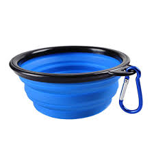 Pet bowl assembly with detachable lid. Pets Dish Feeding Water Silicone Collapsible Travel Bowl Buy From 3 On Joom E Commerce Platform