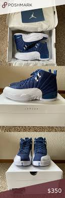 Retro Air Jordan 12 Retro Indigo 8 5 In 2020 Air Jordan 12 Retro Air Jordans Jordans For Men