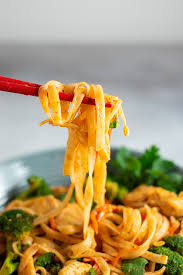 Spicy Coconut Curry Chicken And Rice Noodles Recipe Recipe In 2020 Coconut Curry Chicken Recipes Coconut Curry Chicken Curry Chicken