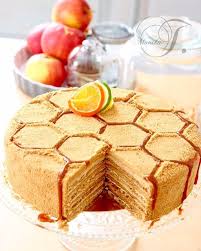 Medovnik Honigkuchen Russischer Honigkuchen Kuchen Rezepte