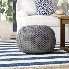 The multipurpose majestik knitted pouf is the perfect way to add a bit of bohemian flair to your made from hand knitted rope, the majestik pouf is comfortable enough to sit on yet durable and. Highland Dunes Garst 20 Round Pouf Ottoman Reviews Wayfair
