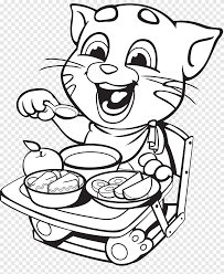 Download Talking Angela Coloring Book Tom Cat Talking Tom Colouring Pages Tom And Jerry Coloring Pages Game Angle Png Pngegg
