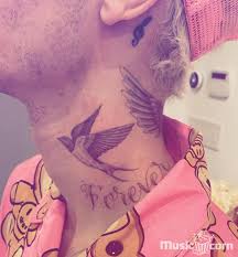 Justin Bieber Neck Tattoos Justin Bieber Neck Tattoo Neck Tattoo Justin Bieber Tattoos