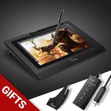 Parblo Coast10 10 1 Graphic Drawing Digital Tablet Monitor 2048 Level With Battery Free Pen Glove 4 Ports Usb3 0 Hub Digital Tablet Free Pen Tablet