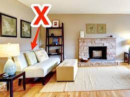 Should the ceiling fan be hung in the center of the room or should it be offset from center 2.5ft which would be centered over the wall of windows. Interior Designers Reveal The Mistakes You Re Making In A Living Room