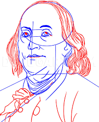 He influenced many american values we still and how the british colonists developed differently than their european counterparts. How To Draw Benjamin Franklin Step By Step Drawing Guide By Dawn Dragoart Com