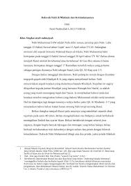 Pdf Dakwah Nabi Di Makkah Dan Keteladanannya