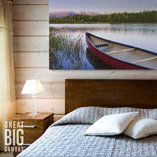 Discover bedroom ideas and design inspiration from a variety of bedrooms, including color, decor and theme options. Canoe And Boya Lake At Sunset Northern British Columbia Canada Cabin Wall Art Home Master Decor
