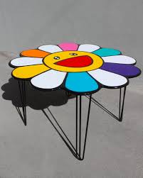 Now, his iconic joyful smiley flowers are an international mainstay. 4ft Takashi Murakami Inspired Flower Table Murakami Flower Home Room Design Takashi Murakami Decor