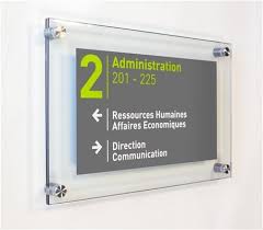 Plaques De Porte Personnalisables En Inserant Une Feuille De Papier Entre 2 Plaques En Verre Trempe Design De Signalisation Signaletique Design Plaque