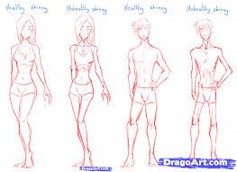 Healthy Skinny Vs Unhealthy Skinny Human Body Drawing Skinny Girl Body Drawing Base My drawing practice, drawn from exercise reference sheets to familiarize myself. healthy skinny vs unhealthy skinny