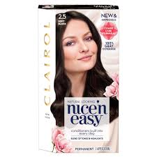 All other hair colour will receive a soft black tone. Clairol Nice N Easy Hair Color 2 5 Soft Black Walmart Com Walmart Com