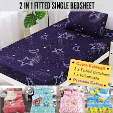 Check spelling or type a new query. Premium Cotton 2 In 1 Single Size Fitted Bedsheet Cadar Murah Ready Stock Shopee Singapore