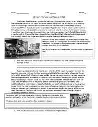 The 1921 attack on greenwood was one of the most significant events in tulsa's history. Us History The Tulsa Race Massacre Of 1921 By Costello S Corner