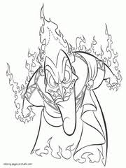 In general, the shape of a large snake, but some are described as winged lizards who have several heads and can breathe fire. Disney Villains Printable Coloring Pages Coloring Pages For Kids